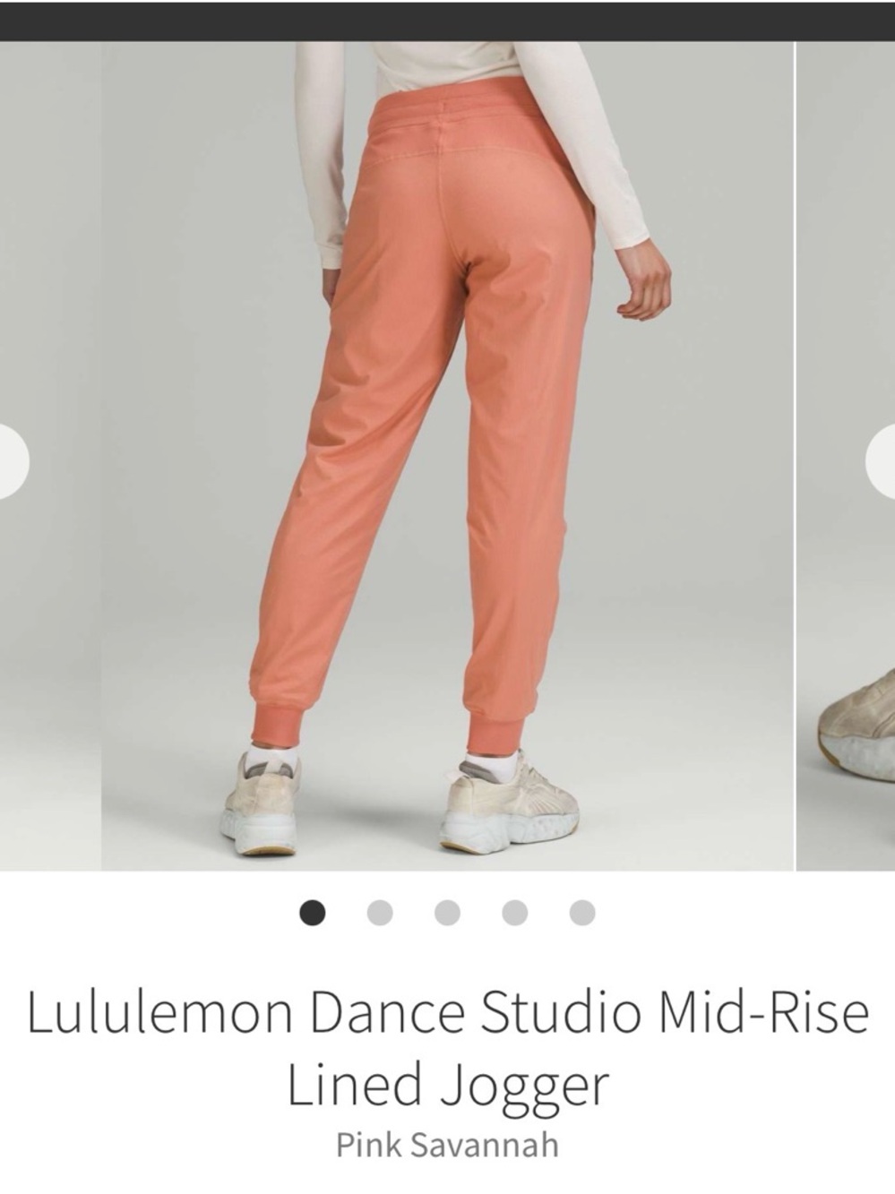lululemon athletica Joggers in Warm Coral Pink